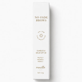 NoFadeBrows Sunblock Balm SPF 30 - Vanilla